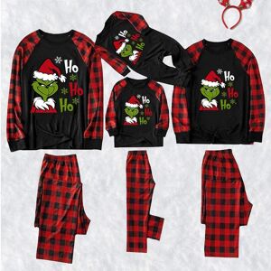Christmas The Grinch Pyjamas Voksne Børn Familie Matchende Nattøj Pyjamassæt#tmfz01169