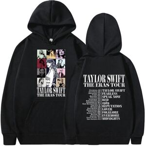 Taylor Swift The Best Tour Fans Hættetrøje Trykt Hættetrøje Pullover Jumper Toppe Til Voksne Samling Gave Sort julegave Black S