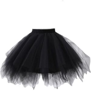 Dam Tutu Party Dans Tyllkjol Kort M SORT