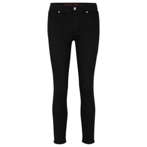 HUGO Extra-slim-fit jeans in black comfort-stretch denim