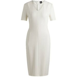 Boss Slim-fit business dress in stretch fabric