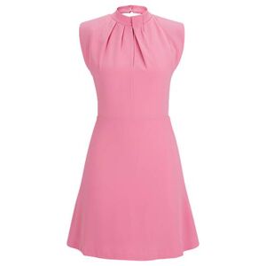 HUGO Mini dress with drape-front detail