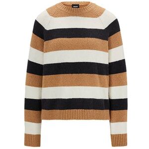 Boss Extra-slim-fit sweater with block stripes