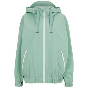 Boss Relaxed-fit hooded jacket in water-repellent stretch fabric