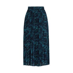 Boss A-line plissé skirt in regular fit with seasonal print