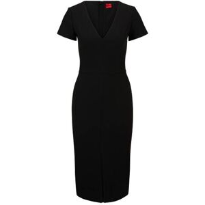 HUGO Slim-fit midi dress in stretch fabric