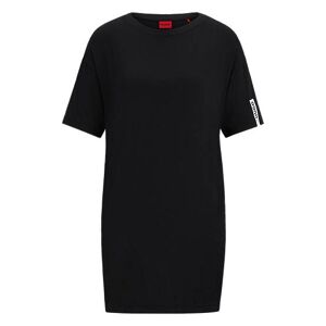 HUGO Relaxed-fit night dress with logo print