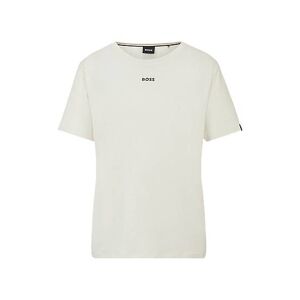 Boss Logo-print pyjama T-shirt in stretch-cotton jersey