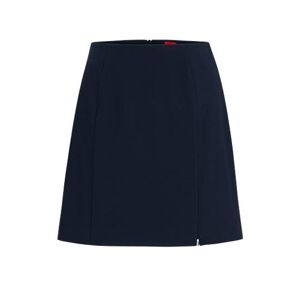 HUGO A-line mini skirt with zipped slit detail