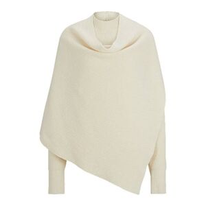 NAOMI x BOSS drape-detail sweater in wool and cashmere
