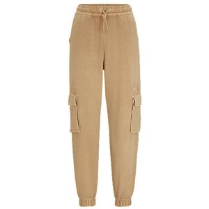 HUGO Relaxed-fit tracksuit bottoms with cargo pockets