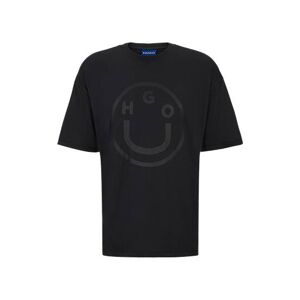 HUGO Oversized-fit T-shirt in cotton with new-season logo