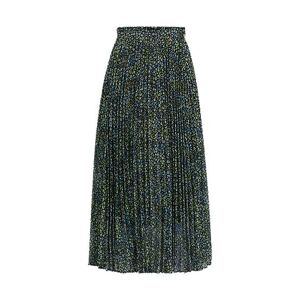 Boss Printed plissé skirt in crepe Georgette