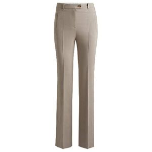 Boss Slim-fit trousers with flared leg in stretch material