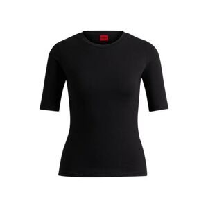 HUGO Slim-fit T-shirt in cotton, modal and stretch