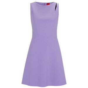 HUGO Sleeveless mini dress with cut-out shoulder detail