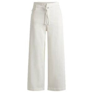 Boss Relaxed-fit trousers in a cotton blend