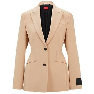 HUGO Sharp-fit jacket with two-button closure