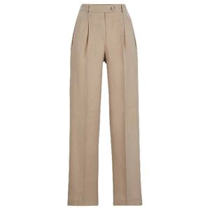 Boss High-waisted trousers with a wide leg