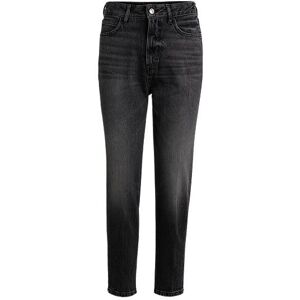 HUGO Mom-fit jeans in dark-grey comfort-stretch denim