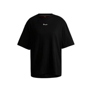 Boss Stretch-cotton T-shirt with logo details