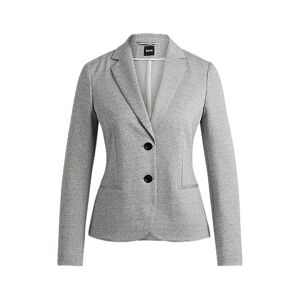 Boss Extra-slim-fit jacket in herringbone jersey