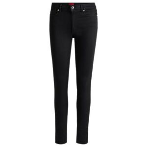 HUGO Skinny-fit jeans in black stretch denim