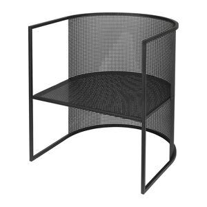 Kristina Dam Studio Bauhaus Lounge Chair SH: 34 cm - Black
