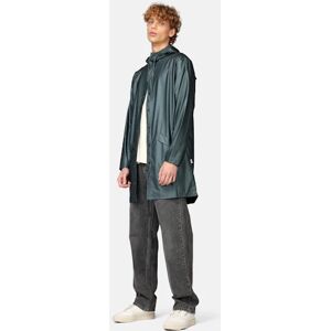 Rains Jakke - Silver Pine Long Sort Female EU 41