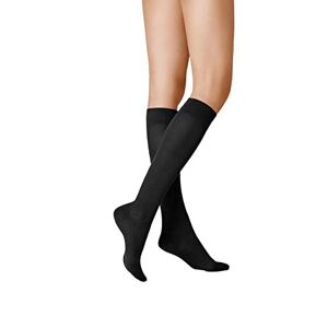 KUNERT Women's Knee-High Socks, Black (Black 0070), 7.5