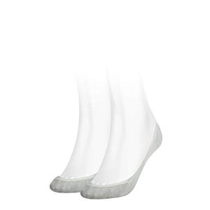 Tommy Hilfiger Women's 2 Pair Ballerina Footies Socks White 35