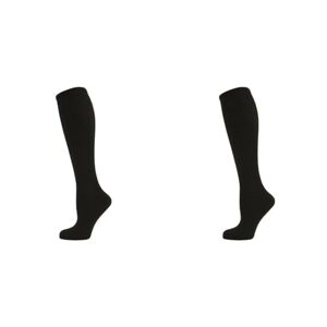 Nur Die Women's Knee-High Socks, Black (Schwarz 940), 6/7.5