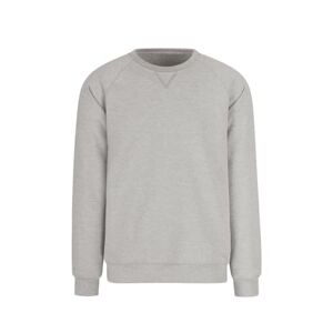 Trigema Damen 575501 Sweatshirt, Grau (hellgrau-Melange 110), 44 (Herstellergröße: L)