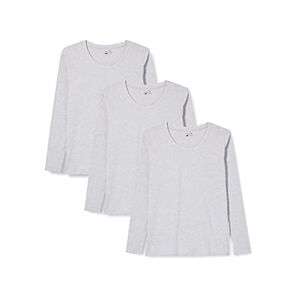 berydale Women's Long-Sleeved Shirt (Pack of 3), gray