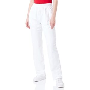 Trigema Women's Tracksuit Bottoms Sweatshirt Fabric Loose Fit White (White 001