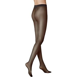 KUNERT Women's Tights, Satin Look, Transparent, Shiny, 20 denier, charcoal