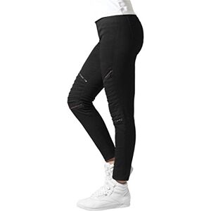 Urban Classics Damen Ladies Stretch Biker Pants Hose, Schwarz (Black 7), W27