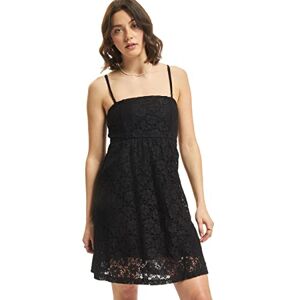 Urban Classics Damen Ladies Laces Dress Kleid, Black, L