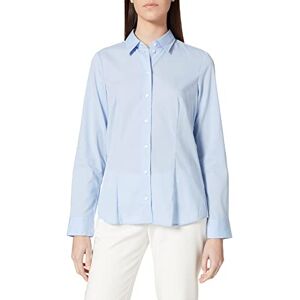 Seidensticker Women’s Blouse – Non-Iron, Slightly Fitted Shirt Blouse with Shirt Blouse Collar – Short Sleeve – 100% Cotton -