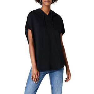 Urban Classics Women's Ladies Sleeveless Terry Hoody Sweatshirt Black (Schwarz), X-Small (Manufacturer size: X-Small)