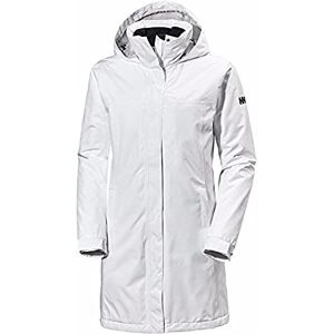 Helly Hansen Women's W Aden Long Insulated Rain Jacket, white, m