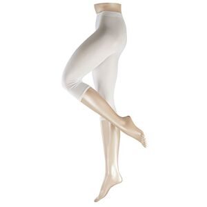 ESPRIT Women's Capri Leggings Cotton Blend, Pack of 1, Various Colours Colours, size 36-46 (S-XXL) – opaque basic leggings made of skin-friendly cotton (Cotton Capri W Ca) White (White 2000) Plain Blickdicht, size: m