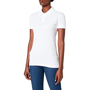 Trigema Damen Poloshirt, Weiß (weiß 001), 52 (Herstellergröße: XXL)
