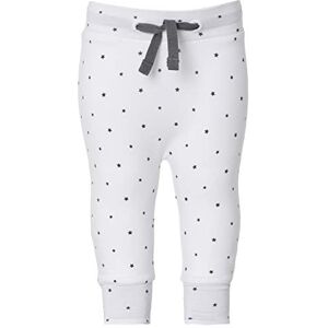 Noppies Baby Unisex Bottoms, Jrsy Comfort, Bo Trousers (U Pants Jrsy Comfort Bo) White (White C001) Starred, size: 68