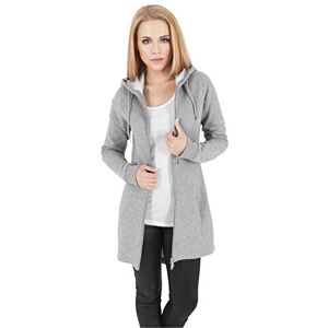 Urban Classics Women's Jacket Cardigan Sweater (Ladies Sweat Parka) grey, size: XS