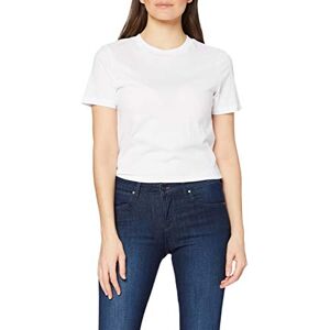 SELECTED FEMME Damen SFMY Perfect SS Tee-Box Cut NOOS T-Shirt, Weiß (Bright White), 42 (Herstellergröße: XL)