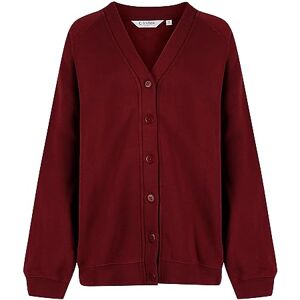 Trutex TRUTH & FABLE Unisex 260G Sweatshirt Strickjacke, Rosa (Maroon), 5-6 jahre (Herstellergröße Size: 22-23