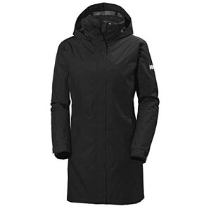 Helly Hansen Women's W Aden Long Insulated Rain Jacket, black, l