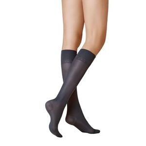 KUNERT Women's Knee-High Socks, Blue (Marine 0880), 2.5