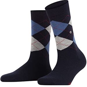 Burlington Damen Socken Marylebone W SO Wolle gemustert 1 Paar, Blau (Dark Navy 6375), 36-41